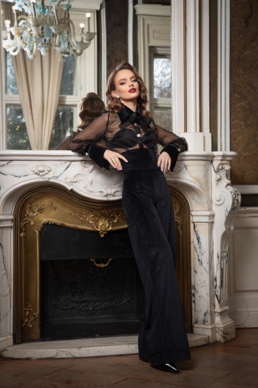 Панталон от кадифе "VELVET CROWN"