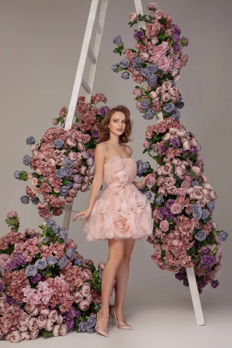 Розова рокля "ROSALIE"