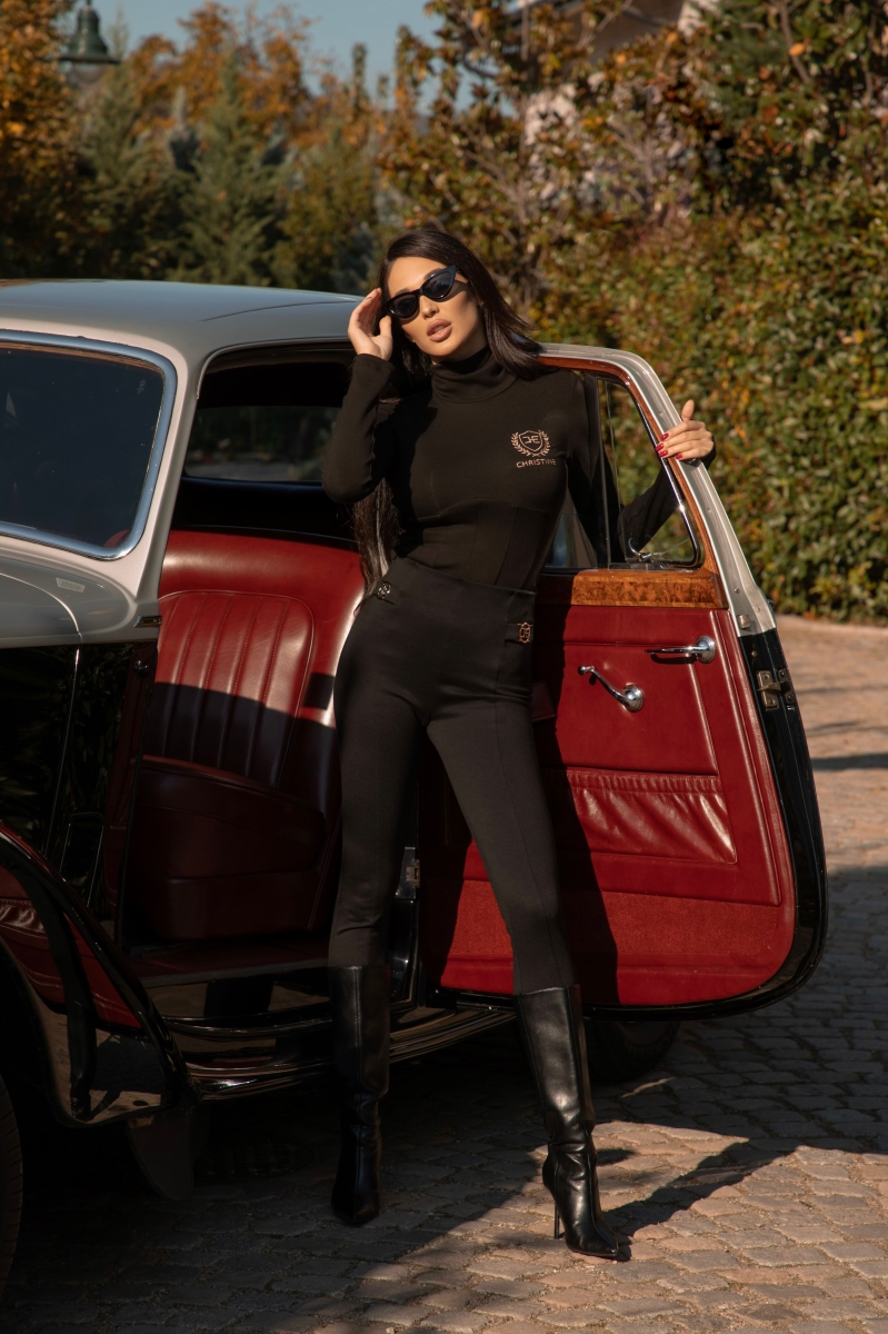 Клин в черно "GLAM"