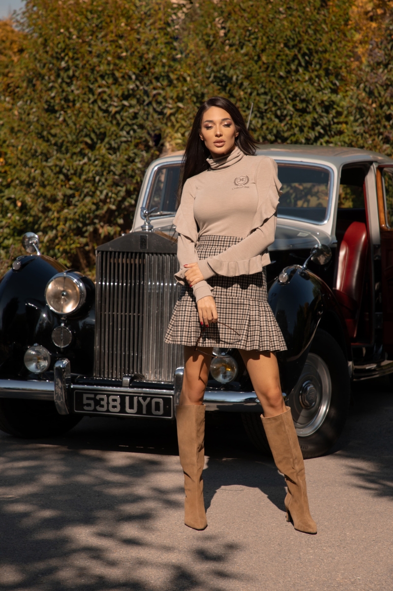 Поло в светлобежово "BELLE"