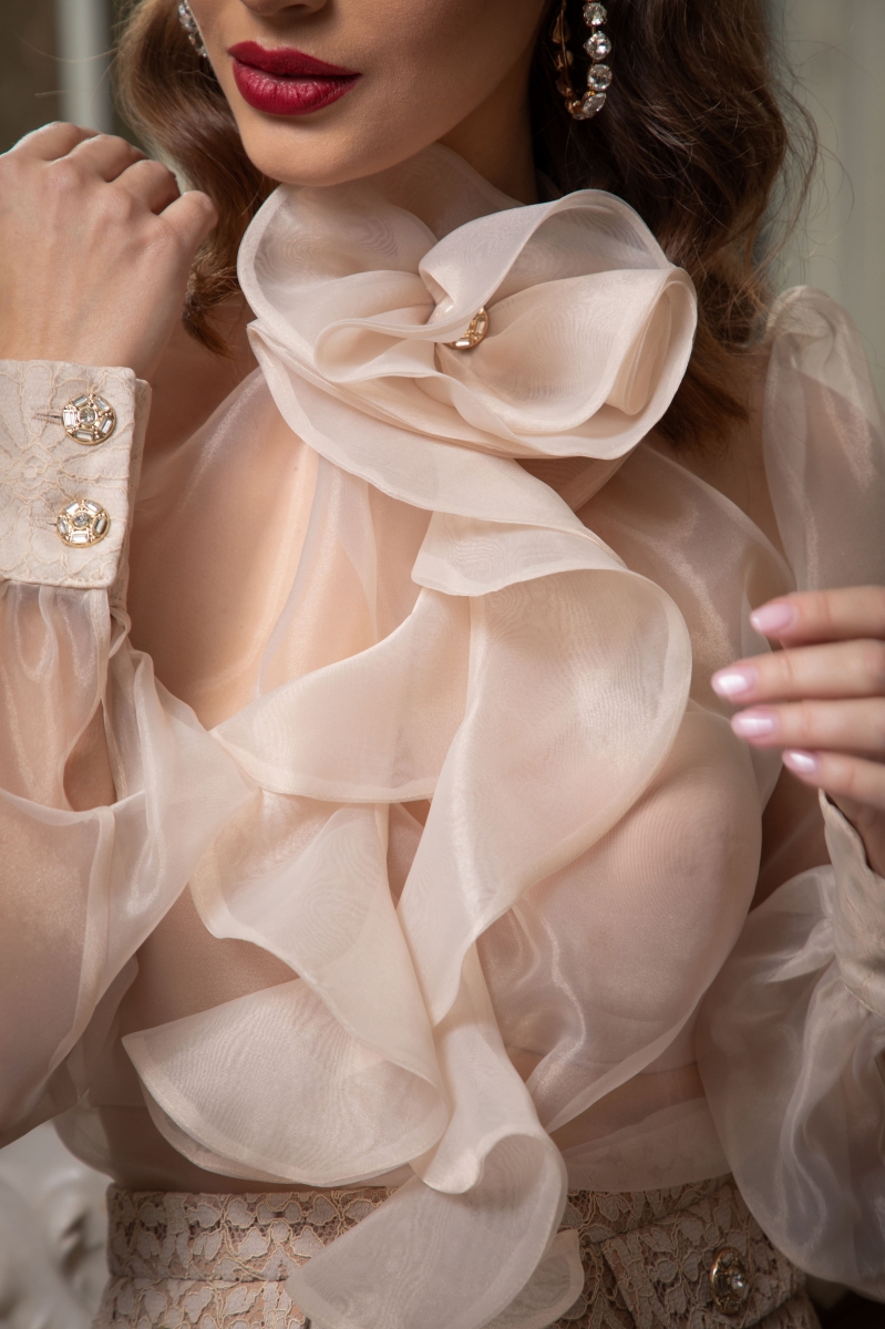 Риза от органза "VOGUE"