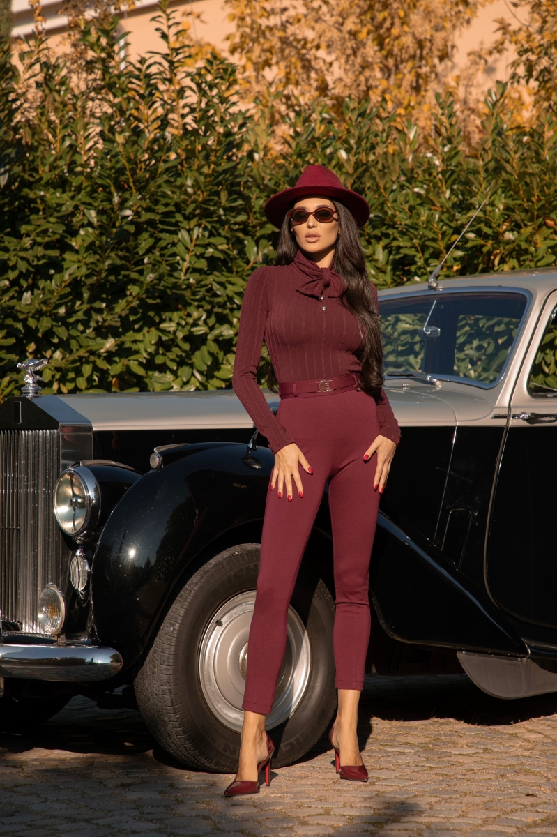 Блузка "BURGUNDY"